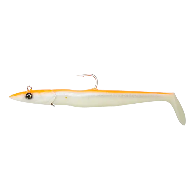 Laatste Versie Savage Gear - Sandeel V2 - Orange Glow - 27.5 cm - 275 gram